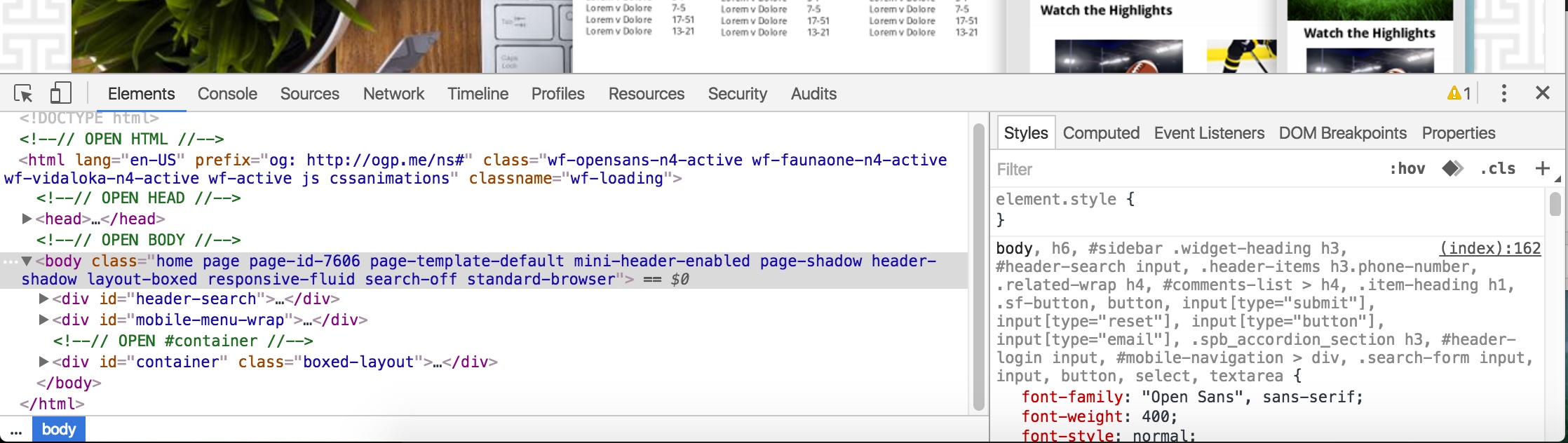 Developer tools