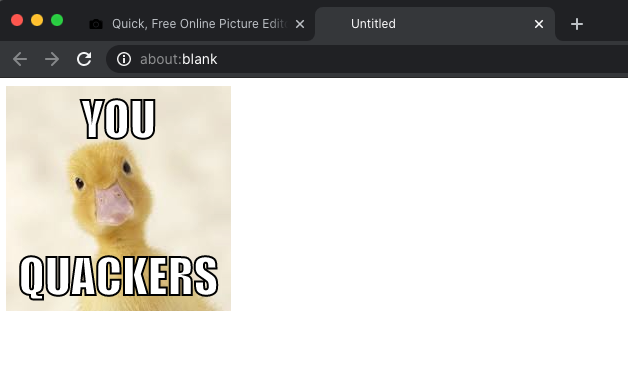 New Tab Example