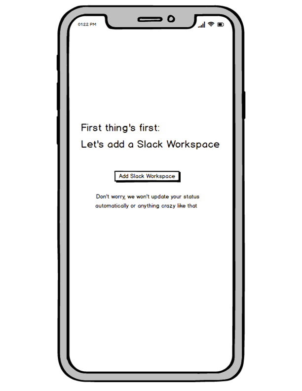 Mass Status for Slack - Wireframe PDF